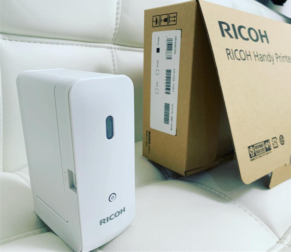 Ricoh リコー の ハンディプリンターを使ってみました 福岡ホームページ制作 Seo対策のメディアクロス株式会社 福岡市