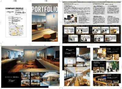 福岡内装デザイン設計室様　冊子パンフレット制作実績